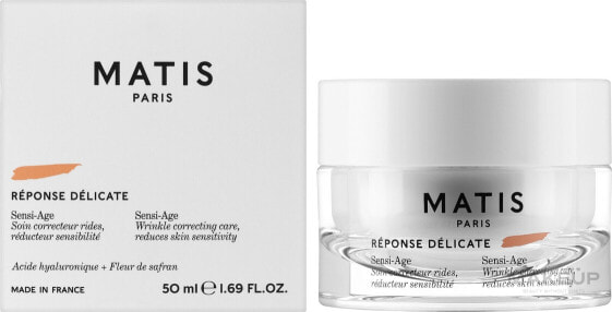 Anti-Falten Beruhigungscreme für empfindliche Haut - Matis Reponse Delicate Sensi-Age 50 ml