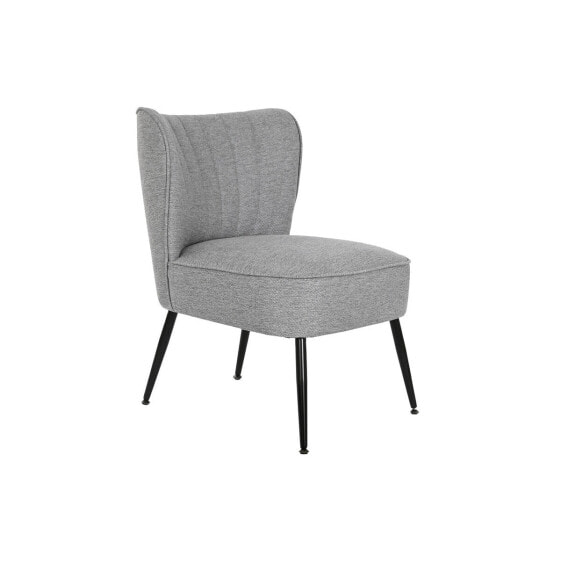 Кресло DKD Home Decor Серый Металл 55 x 64 x 72,5 cm