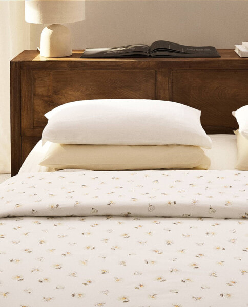 Daisy print duvet cover