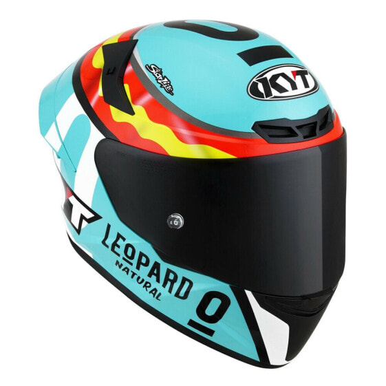 KYT TT-Course Replica Leopard Spaniard full face helmet