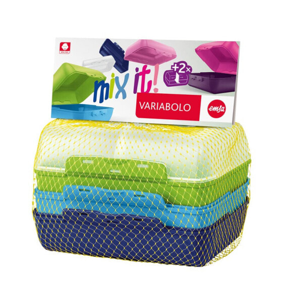 EMSA Variabolo - Lunch box set - Child - Multicolour - Polypropylene (PP) - Monochromatic - Rectangular
