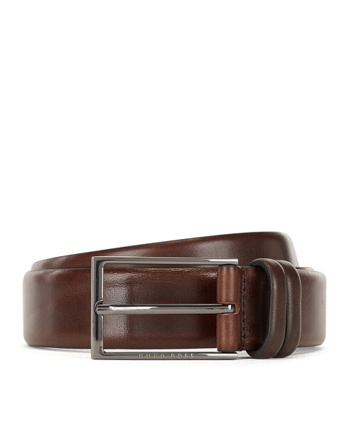 BOSS Men's Vegetable-Tanned Leather Belt