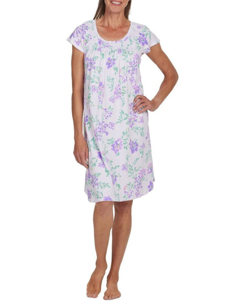 Пижама женская Miss Elaine с коротким рукавом и цветочным рисунком