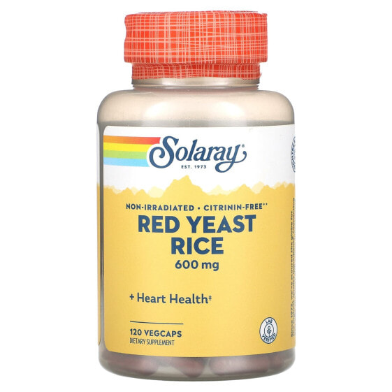 Red Yeast Rice, 600 mg, 120 VegCaps