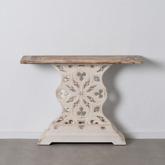 Журнальный столик BB Home Мебель для прихожей 120 x 38 x 87 cm Натуральный Деревянный Белый