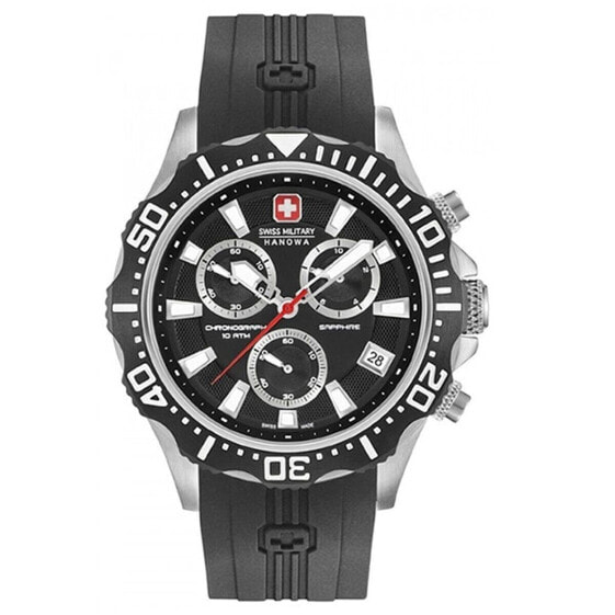 Мужские часы Swiss Military Hanowa SM06-4305.04.007 Чёрный
