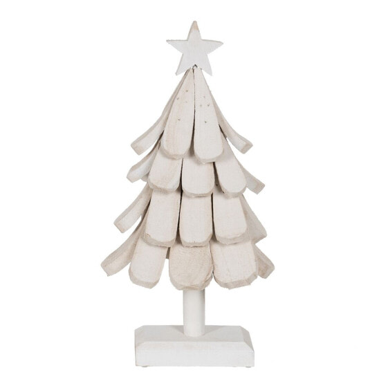 Новогодняя ёлка Белый Древесина павловнии Дерево 31 x 25 x 60 cm