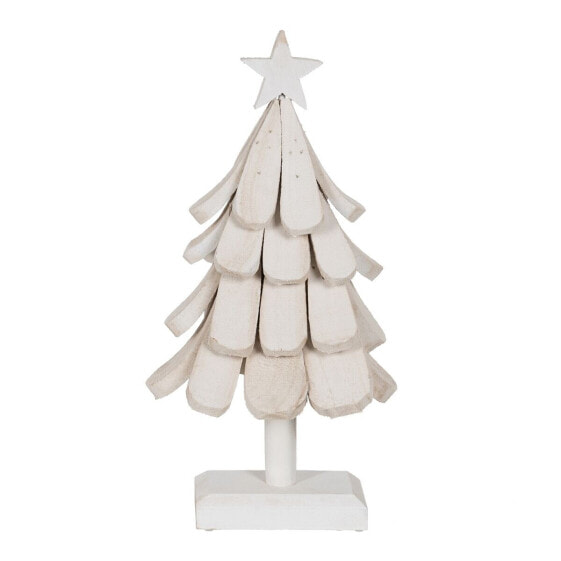 Christmas Tree White Paolownia wood Tree 31 x 25 x 60 cm