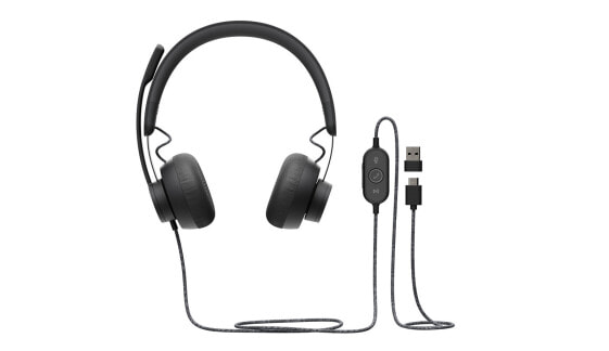 Logitech Zone Wired UC - Wired - Calls/Music - 211 g - Headset - Graphite