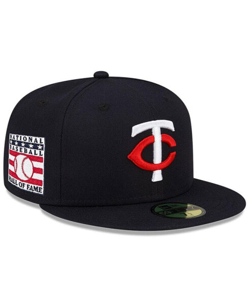 Men's Navy Minnesota Twins National Baseball Hall of Fame 59FIFTY Fitted Hat