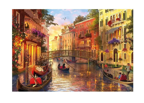Puzzle Sonnenuntergang in Venedig