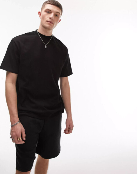 Topman relaxed t-shirt in black - BLACK