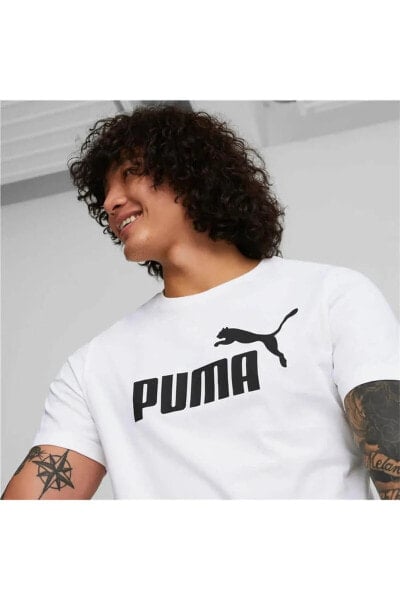 Футболка мужская PUMA Essential Logo Tee Beyaz 586666-02