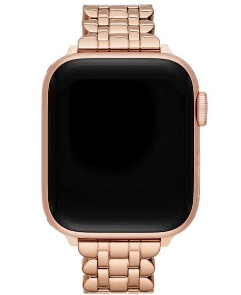 Women's Rose Gold-Tone Stainless Steel Band for Apple Watch, 42,44,45,49mm