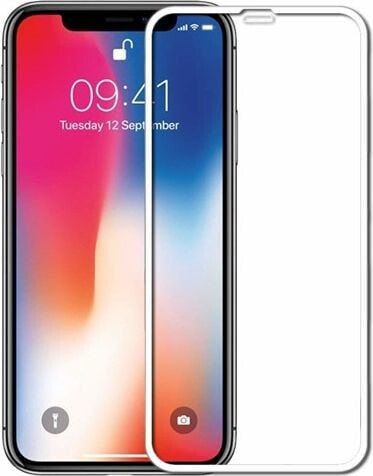 GSM City SZKŁO HARTOWANE 5D IPHONE XR BIAŁE