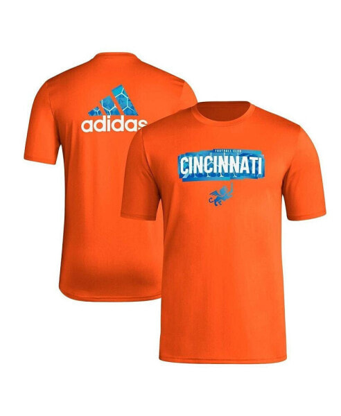 Men's Orange FC Cincinnati Local Pop AEROREADY T-shirt