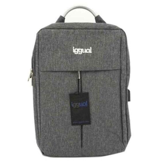 Рюкзак для ноутбука iggual IGG317044 Непромокаемый Серый