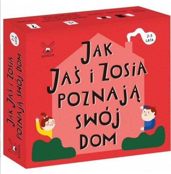 Развивающая настольная игра Kangur Jak Jaś i Zosia "Познай свой дом"