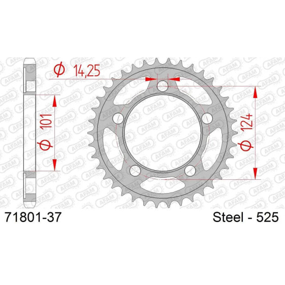 AFAM 71801 Rear Sprocket