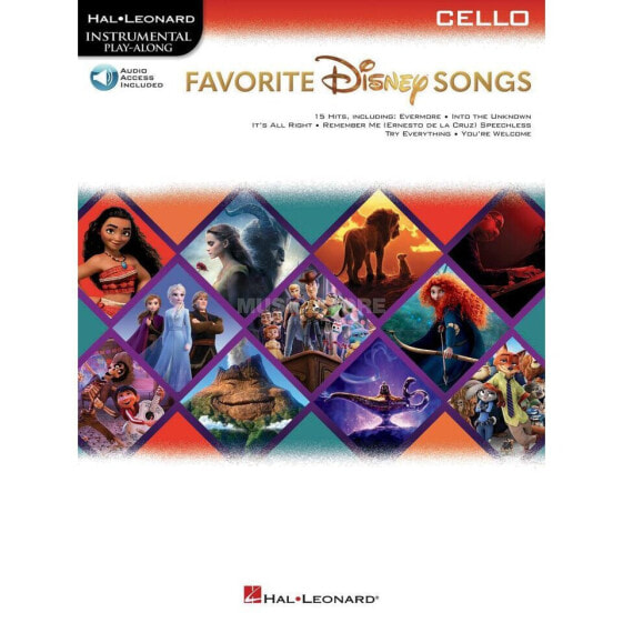 Hal Leonard Instrumental Play-Along: Favorite Disney Songs - Cello