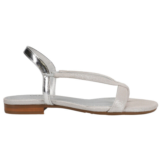 VANELi Edmee TStrap Womens Grey, Silver Casual Sandals 308690