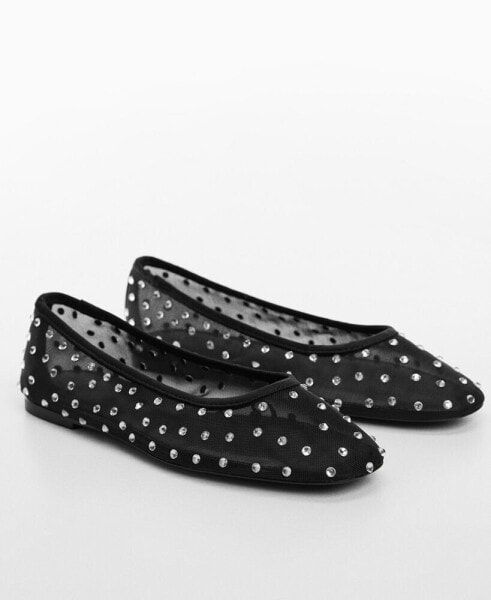 Women's Rhinestone Ballerinas