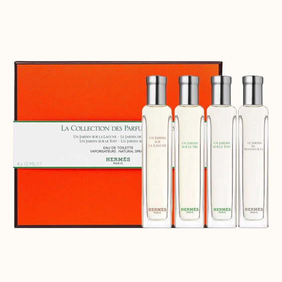 Hermes Jardins Collection Set Туалетная вода в дорожном формате 4x15 мл