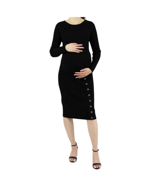 Maternity Knitted Sweater Dress