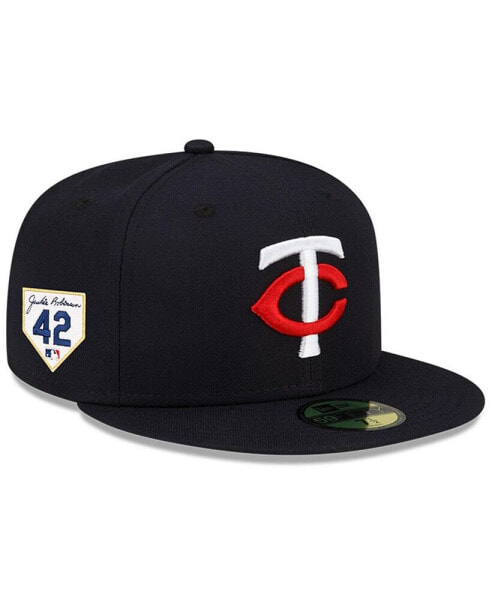 Men's Navy Minnesota Twins 2023 Jackie Robinson Day 59FIFTY Fitted Hat