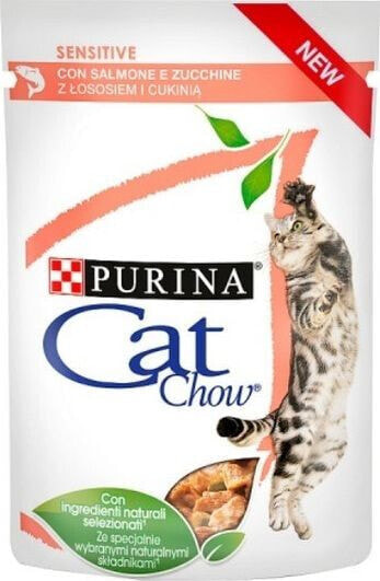 Purina Purina Cat Chow Sensitive Łosoś saszetka 85g