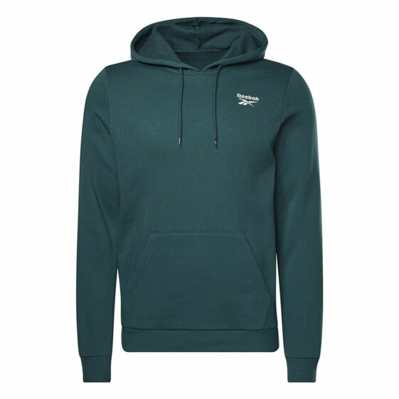 Толстовка с капюшоном мужская Reebok Identity Fleece Зеленый