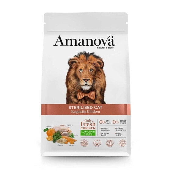 Корм для котов Amanova Sterilised Exquisite Chicken Курица 1,5 Kg