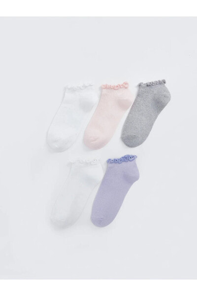 Basic Kız Çocuk Patik Çorap 5'li