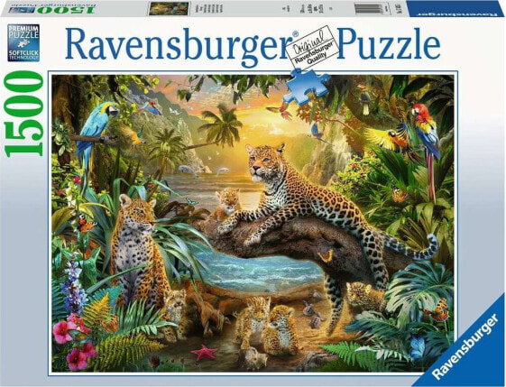 Ravensburger Ravensburger Jigsaw Puzzle Leopard Family in the Jungle (1500 pieces)