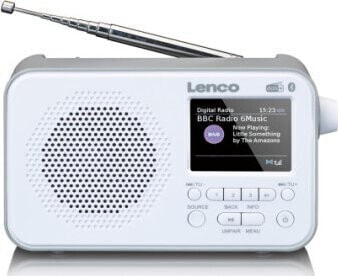 Radio Lenco Lenco PDR-036WH - DAB+/FM-Radio mit Bluetooth® - Weiß