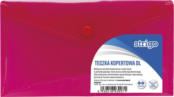 Strigo TECZKA KOPERTOWA STRIGO DL, RÓŻOWY