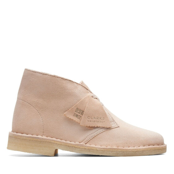 [26165814] Womens Clarks Originals Desert Boot 'Natural Suede' (W)