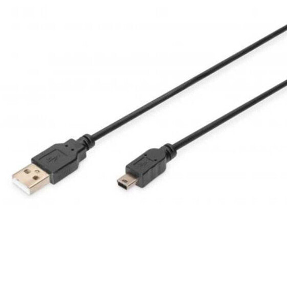 DIGITUS AK-300130-018-S USB-A To Mini usb-b cable