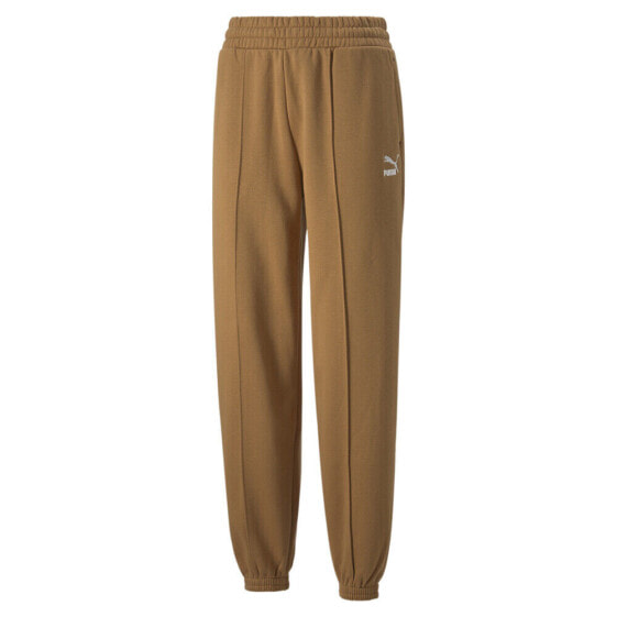 Puma Classic Sweatpants Womens Brown Casual Athletic Bottoms 67175174