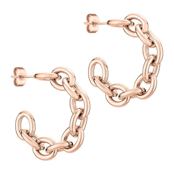 Elegant bronze earrings rings TJ-0156-E-32