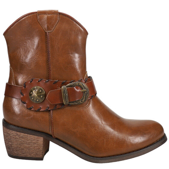 Roper Mae Round Toe Cowboy Booties Womens Size 9.5 B Casual Boots 09-021-1557-20