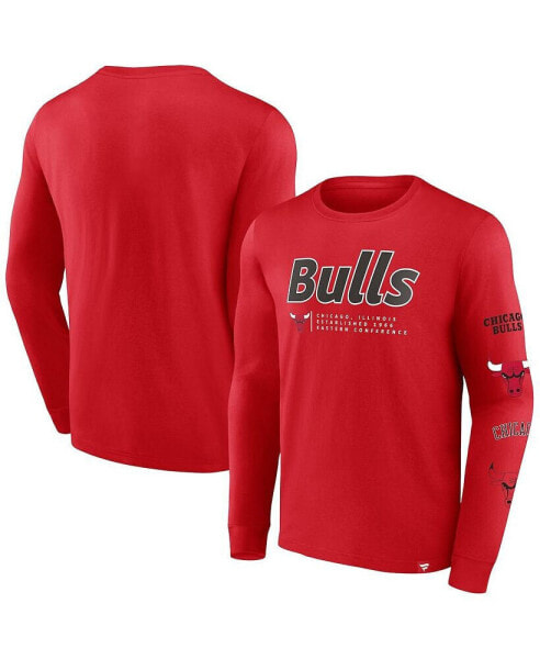 Men's Chicago Bulls Baseline Long Sleeve T-Shirt