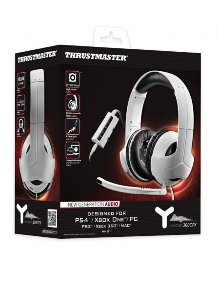 ThrustMaster Y-300CPX - Headset - Head-band - Gaming - White - Binaural - In-line control unit