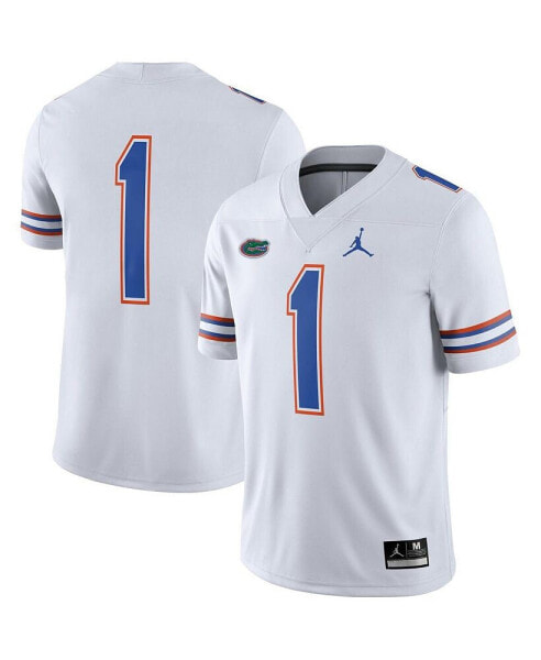 Men's #1 White Florida Gators Game Jersey