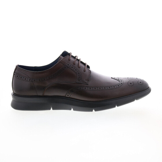 Zanzara Helston Mens Brown Oxfords & Lace Ups Wingtip & Brogue Shoes 12