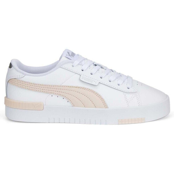 Puma Jada Renew Perforated Lace Up Womens Pink, White Sneakers Casual Shoes 386