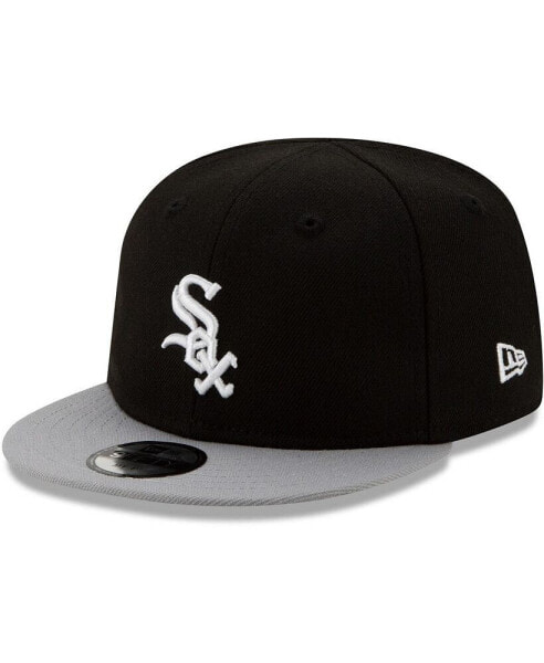 Первая детская кепка New Era черно-белая Chicago White Sox My First 9Fifty