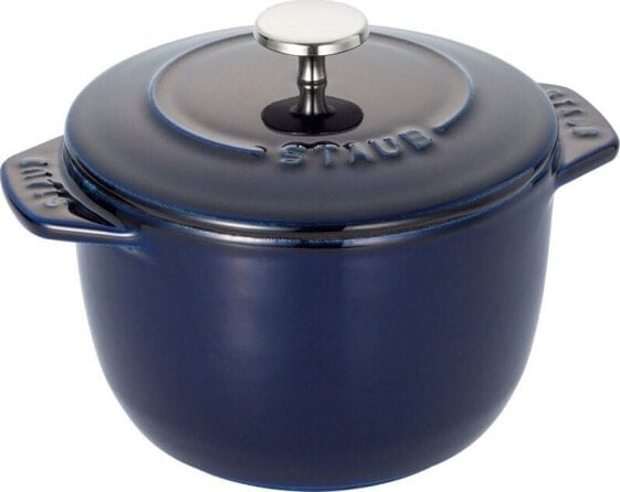 STAUB garnek okrągły wysoki 3 ltr, niebieski