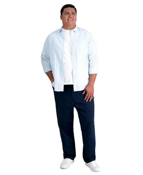 Men's Big & Tall Classic-Fit Khaki Pants