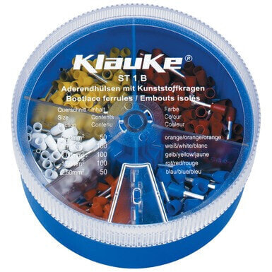 Электромонтажный наконечник Klauke 171G - Желтый - Мужской - Прямой - 1 мм² - 14.6 мм - 100 шт